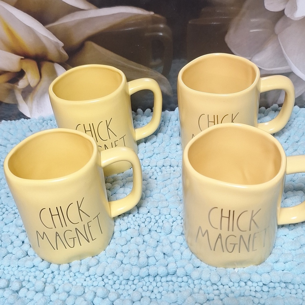 NWT Rae Dunn yellow chicken magnet mug (4 available) sold separately